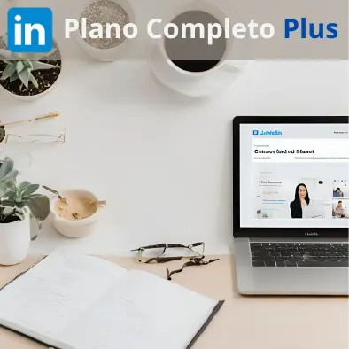 (atualização) Linkedin Plano Completo ao Plus - apenas R$125,34 a mais em sua parcela para: +1 sessão individual para deixar o seu perfil ainda mais incrível + 6 fotos com fotógrafo profissional em estudio + 1 mapa mental completo do curso